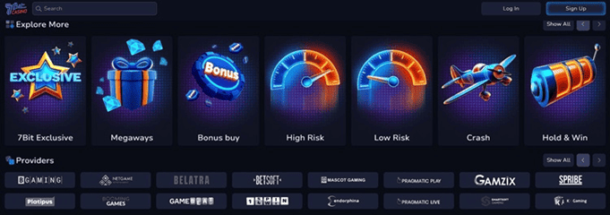 7Bit Casino screenshot 2