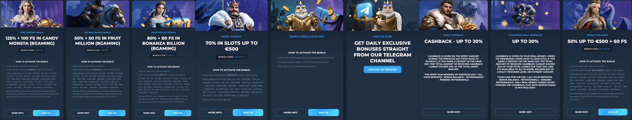 Loki Casino screenshot 2