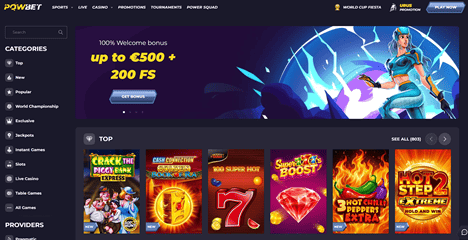 Powbet screenshot 1