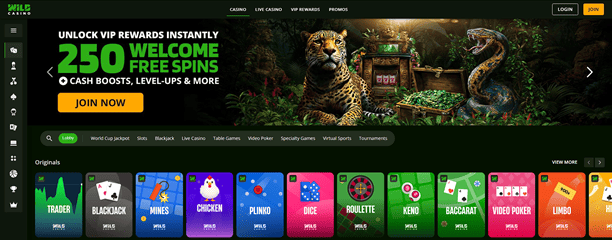 Wild Casino screenshot 1